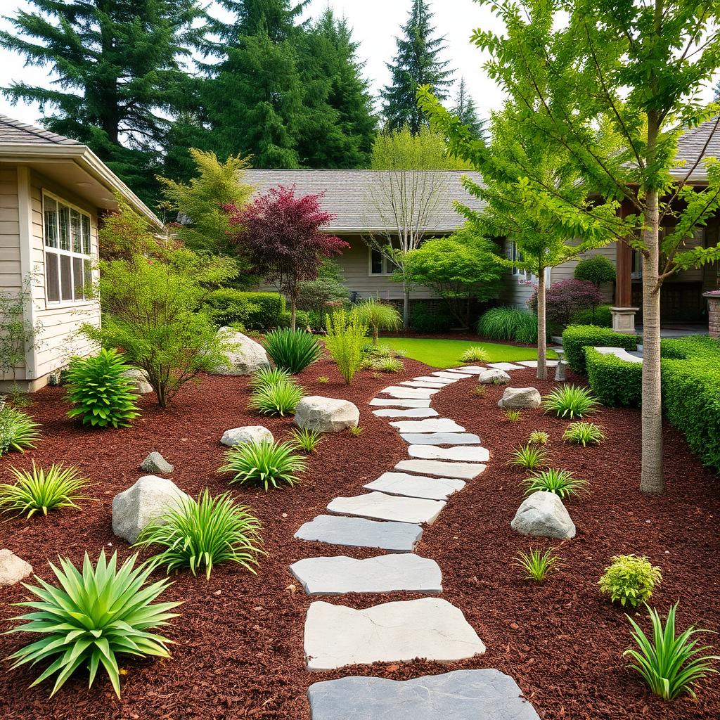Landscaping project in South King County, WA by Cloudy Sky Tree Service